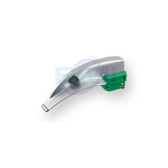 Fiber Optic Green System Disposable Mac Blades Acrylic, Semimetal